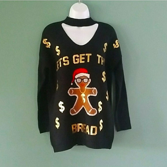 Ultra Flirt Sweaters - Ultra Flirt Medium Christmas Sweater Monet Sign